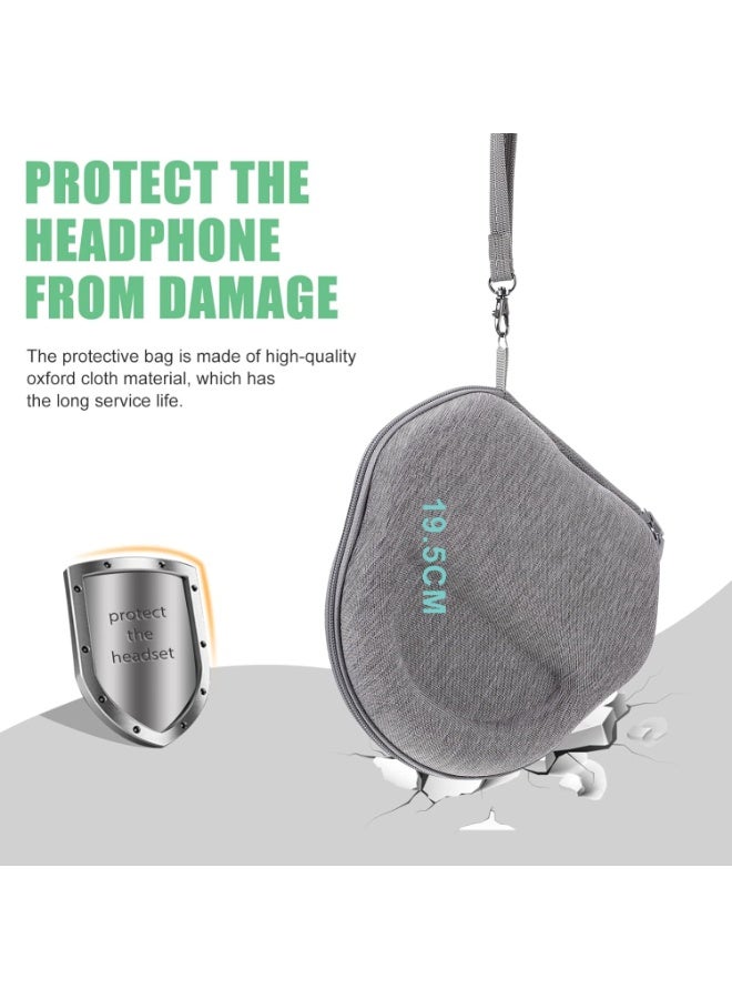 بتيمفم حقيبة حمل واقية لسماعات AirPods Max، حقيبة سفر خفيفة الوزن بهيكل صلب وبطانة ناعمة، مقاومة للخدش والسقوط، لتخزين سماعات الرأس. - Image 3