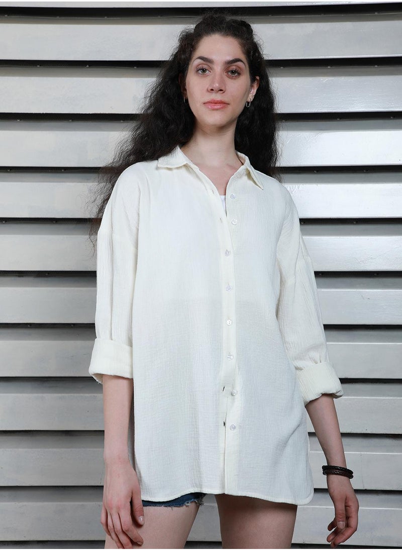 HIGH STAR - Women Marshmallow Shirts - Image 1