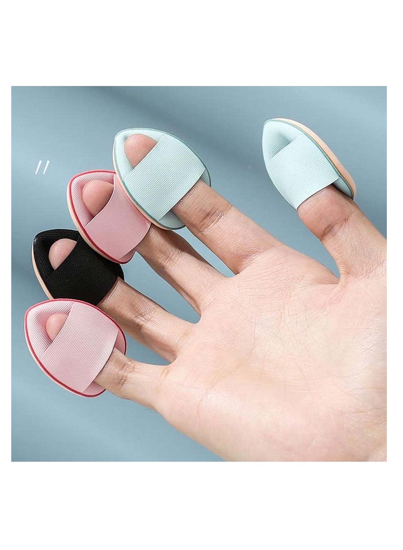 Generic 12 Mini Makeup Puffs for Wet and Dry Foundation - Cotton Pads in Black, Pink, and Blue - Essential Makeup Accessories for Girls and Women.  - Image 2