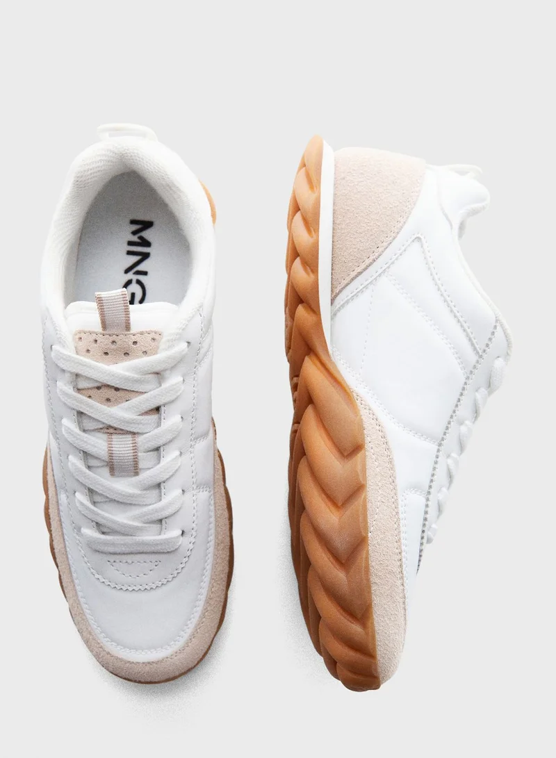 MANGO Delta Low Top Sneakers