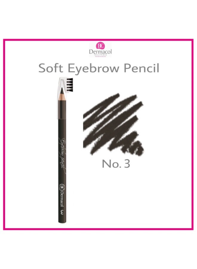 Dermacol Soft Eyebrow Pencil 3 1.6g - Image 2