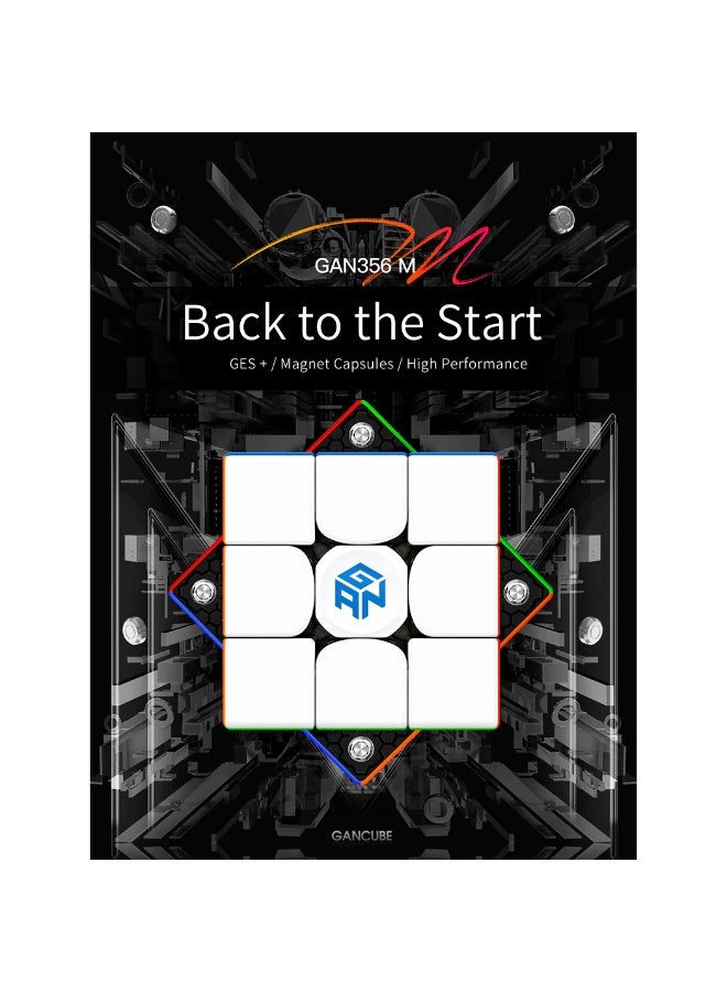 GANCUBE GAN 356 M Standard Magnetic UV Coated 3x3 Speedcube with extra GES - Image 4