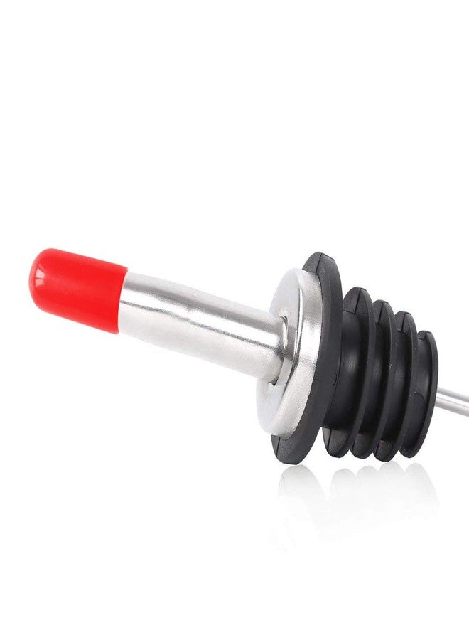 Golf 200Pcs Pour Spout Covers for Liquor Bottles,Pourers Spouts Covers Dust Rubber Caps for Olive Oil Liquor Bottles (Red) - Image 5