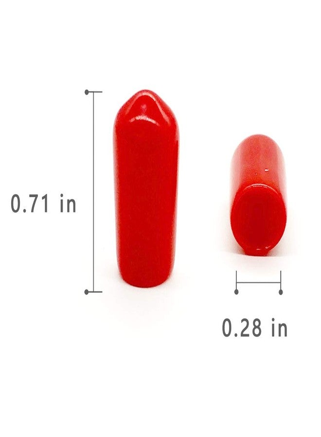 Golf 200Pcs Pour Spout Covers for Liquor Bottles,Pourers Spouts Covers Dust Rubber Caps for Olive Oil Liquor Bottles (Red) - Image 4