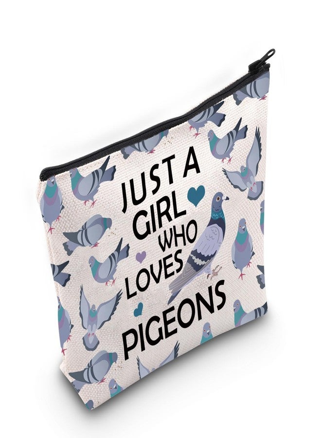 Gzrlyf Pigeon Makeup Bag Pigeon Lover Gift Pigeon Themed Gifts Pigeon Cosmetic Bag Gift For Pigeon Lover (JUST PigeonMB13) - Image 1