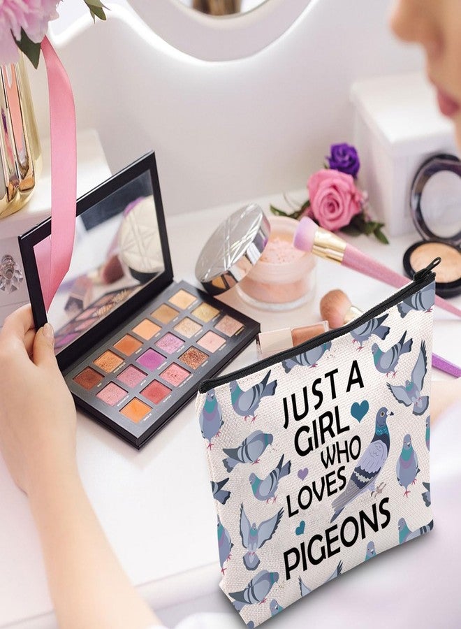 Gzrlyf Pigeon Makeup Bag Pigeon Lover Gift Pigeon Themed Gifts Pigeon Cosmetic Bag Gift For Pigeon Lover (JUST PigeonMB13) - Image 5