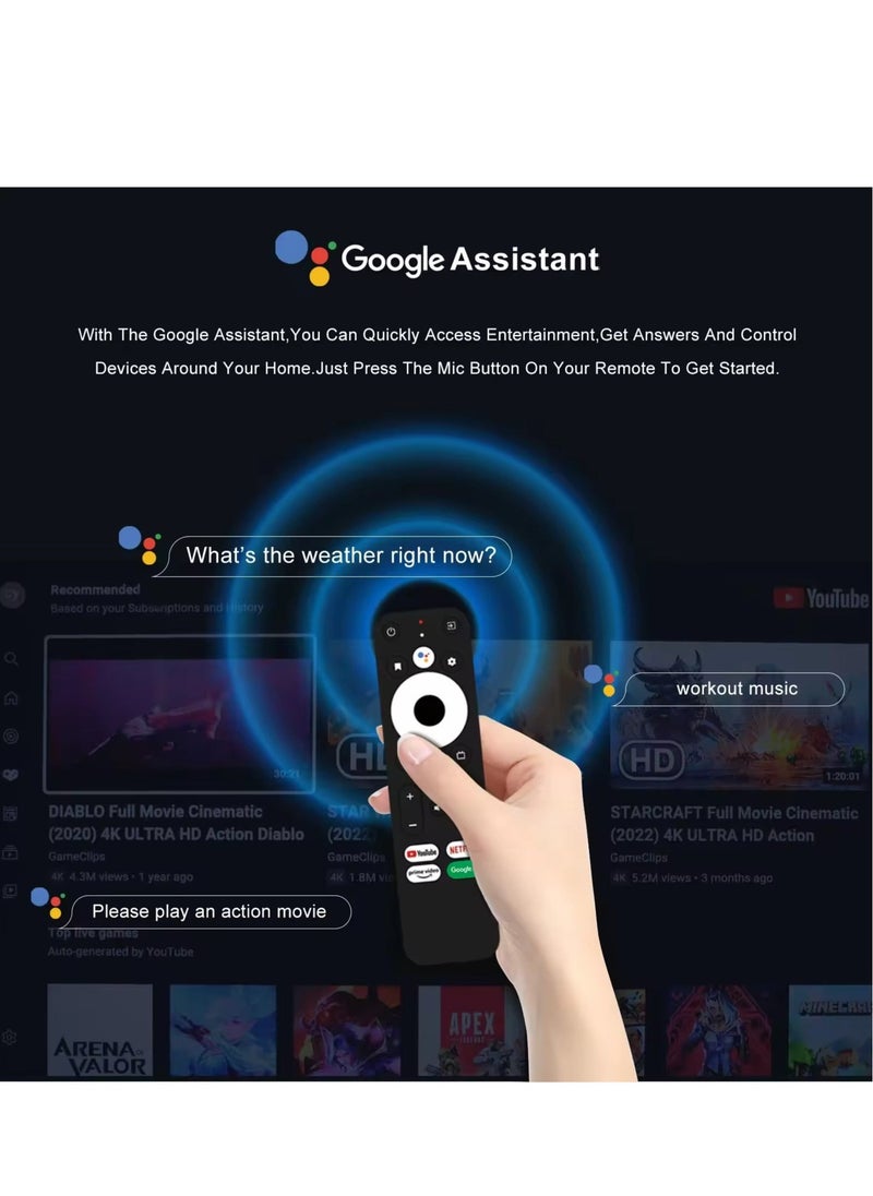 magic box Voice Control Android TV Box – 2GB RAM + 16GB ROM, RK3318 Quad-Core Processor, 2.4G/5G Dual Wi-Fi, 4K/8K/3D Support, Bluetooth 4.0 & USB 3.0, Seamless Connectivity, Smart TV Box for Ultimate Home Entertainment  - Image 2