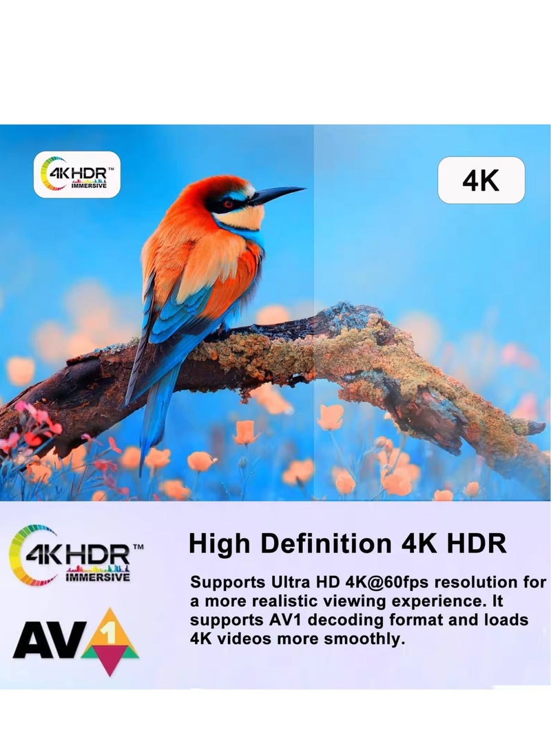 magic box Voice Control Android TV Box – 2GB RAM + 16GB ROM, RK3318 Quad-Core Processor, 2.4G/5G Dual Wi-Fi, 4K/8K/3D Support, Bluetooth 4.0 & USB 3.0, Seamless Connectivity, Smart TV Box for Ultimate Home Entertainment  - Image 4