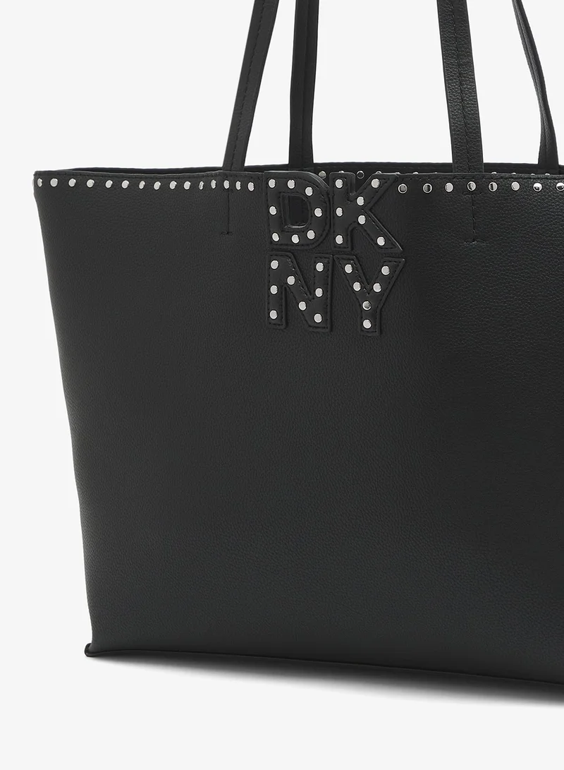 DKNY BLACK/SILVER Casual Nicole Tote for Women | Best Price UAE