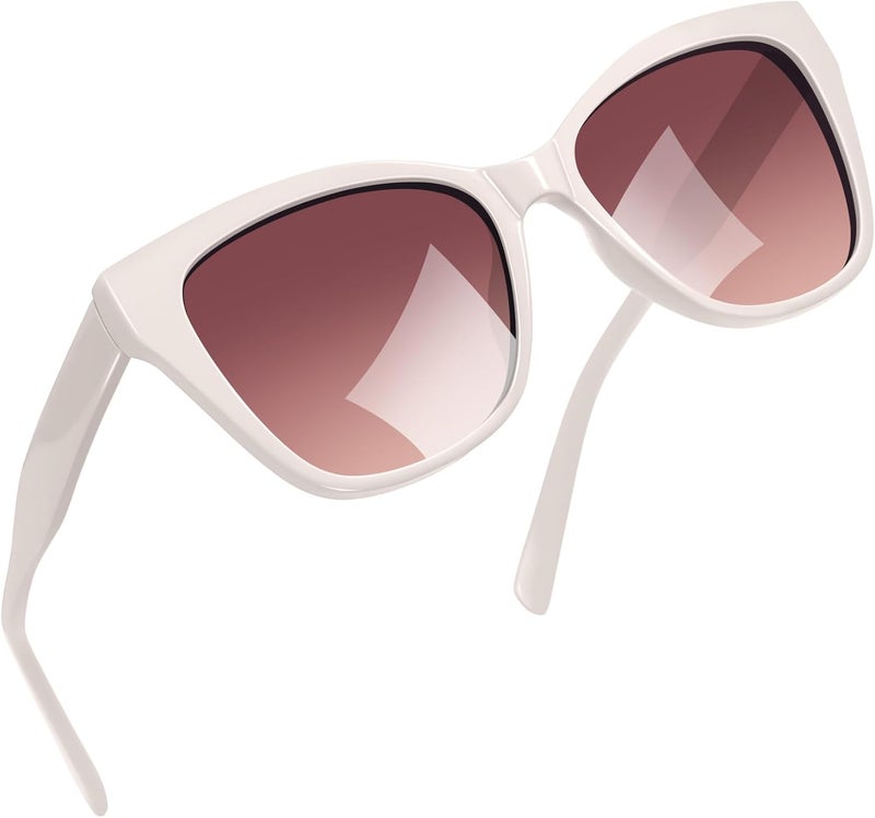 Joopin Sunglasses Women Polarized Cat Eye UV Protection TR90 Big Frame Shades Lady Sunglass Trendy Vintage Oversized Sun Glasses - Image 1