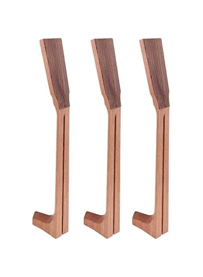 3 Pieces Classical Acoustic Guitar Neck Unfinished Blank Fretboard DIY