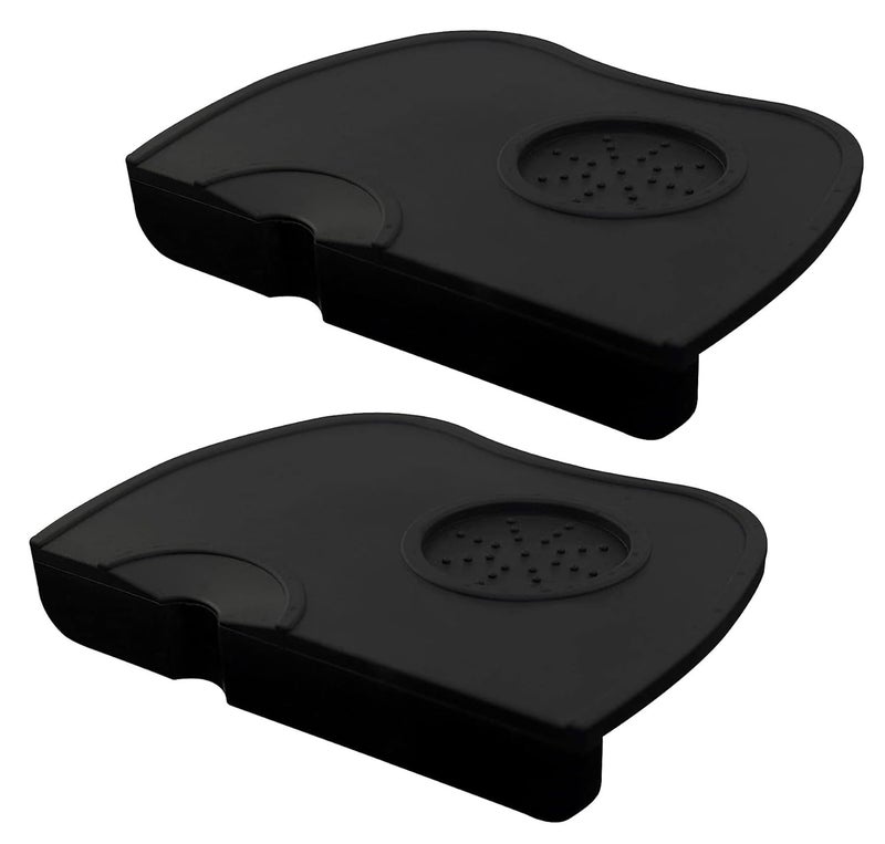 STORE 2508 Store2508 Espresso Coffee Tamper Mat Silicone Pack of 2 Black - Image 1