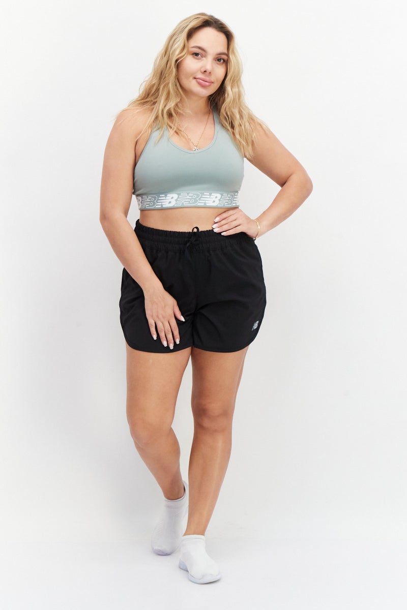 New Balance Women Sportswear Fit  Training Shorts, Black - Image 4