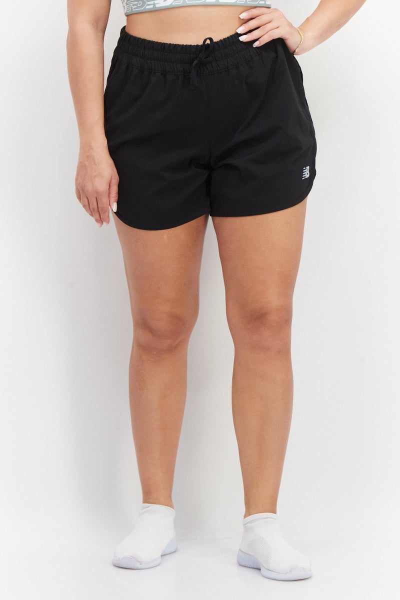 New Balance Women Sportswear Fit  Training Shorts, Black - Image 1