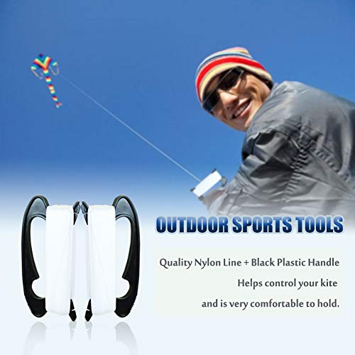 ZUYYON Kite String Handle - 328 ft Kite String 2 Pack Total 656 ft with Connector Spool Line Winder Professional Outdoor Kite Accessories Kite Flying Tool (2pcs) - Image 5