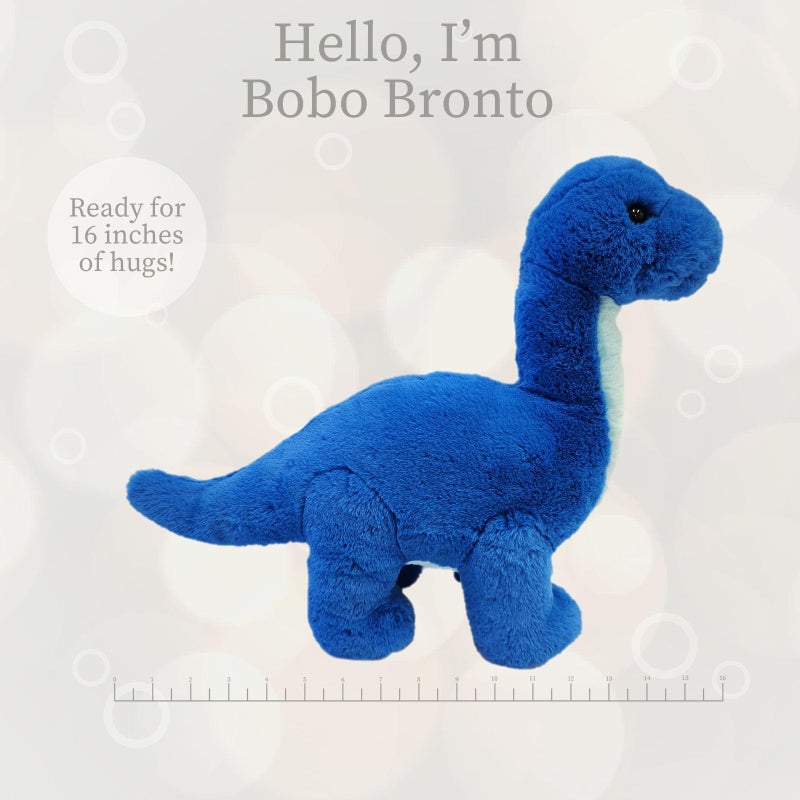 World's Softest Plush Stuffed Animal for Baby, Toddler, Kids, Adults - Adorable Toy Made from Kid-Friendly, Quality Materials - Lushee Bobo Bronto, 16" - Image 4