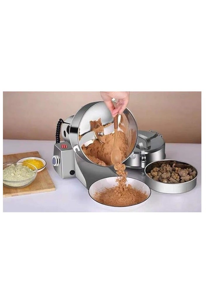 JUSTBUY Commercial Home Large Capacity Crusher Grains Dry Grinding Machine,Stainless Steel 2000g High Power Spice Mill,Grinding Broken Powder Machine For Household/Resturant/Hotel/Chinese Medicine  - Image 3