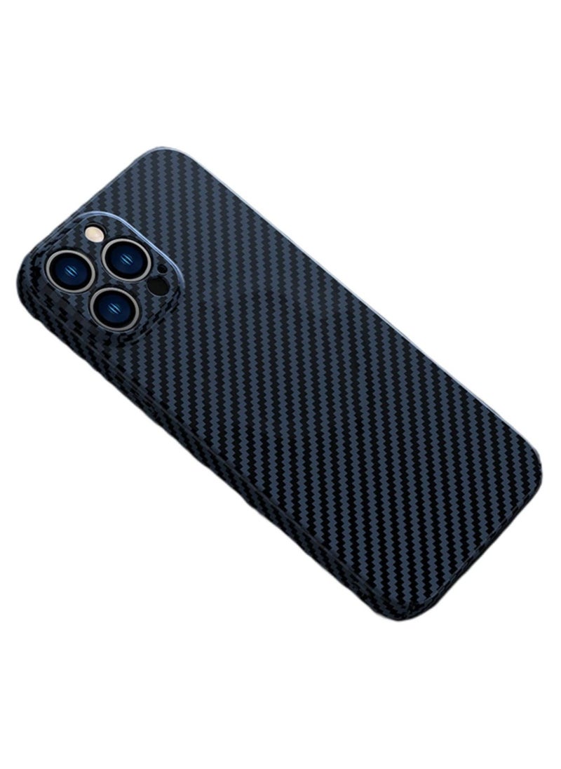 Raxoom Personality Handsome Light Thin Carbon Fiber Pattern PC Phone case Compatible with iPhone 11 Pro max Unique Comfortable Cool Shockproof Back Cover - Image 1