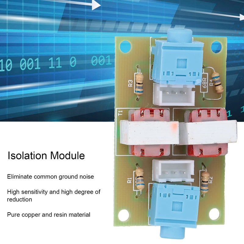 XH M372 3.5mm Audio Ground Loop Noise Isolator Module Stereo Sound Filter Current Reduction - Image 4