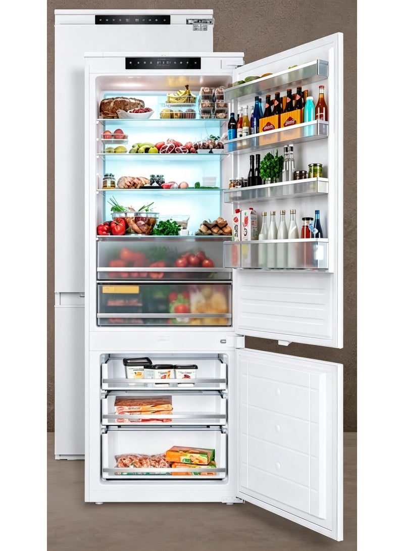 CM 2770 Built-In Combi Fridge Freezer – 70cm Fully Integrated No Frost Refrigerator with 350L Capacity & Electronic Control - Image 3