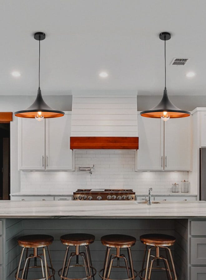 Best Power Modern Kitchen Pendant Lamp 1006 - Adjustable Hanging Light with E27 Base, Max 40W - 180cm Cord Length - Industrial Ceiling Fixture for Dining, Bar, and Kitchen - Image 1
