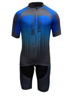 Spall Cycling Suit Front Zipper Closure Bicycle Clothing Suit Perfect For Outdoor Sports Like Road Mountain Biking Exercsie Running And Hiking For Men  - Image 1