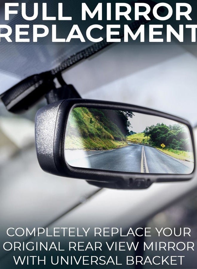 Master Tailgaters 10" OEM Rear View Mirror Dash Cam with 10" LCD Screen | Rearview Universal Fit | 1080p 30fps HD DVR | Dual Way Video Recorder with WiFi | Anti Glare | 1080p Backup Camera Included - Image 4