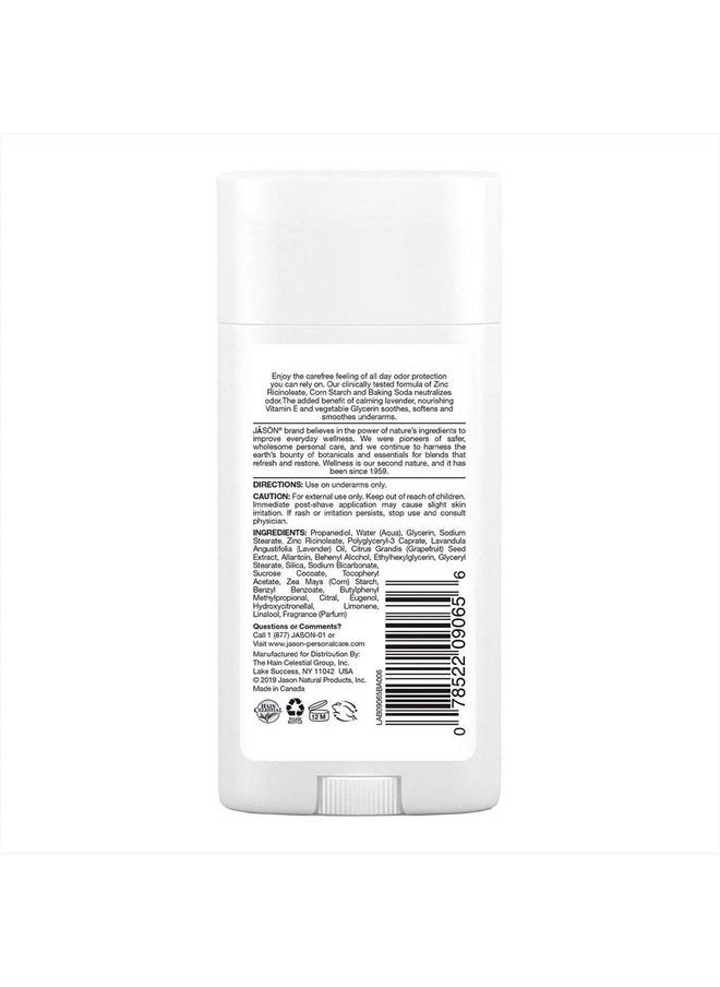 Jason Jason Aluminum Free Deodorant Stick, Calming Lavender, 2.5 Oz (Packaging May Vary)  - Image 2