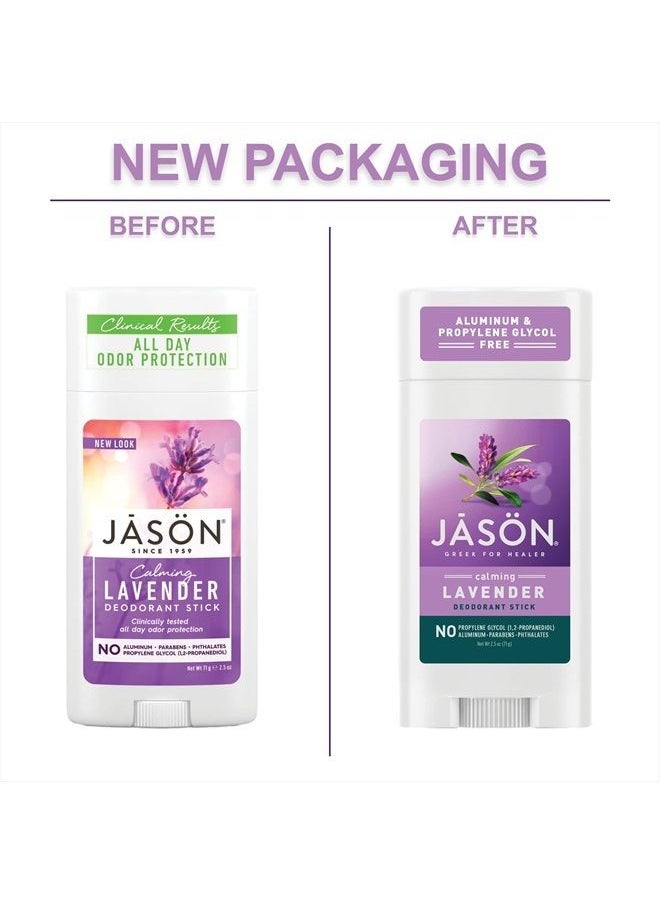 Jason Jason Aluminum Free Deodorant Stick, Calming Lavender, 2.5 Oz (Packaging May Vary)  - Image 3
