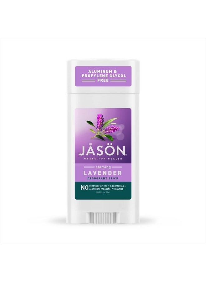 Jason Jason Aluminum Free Deodorant Stick, Calming Lavender, 2.5 Oz (Packaging May Vary)  - Image 1