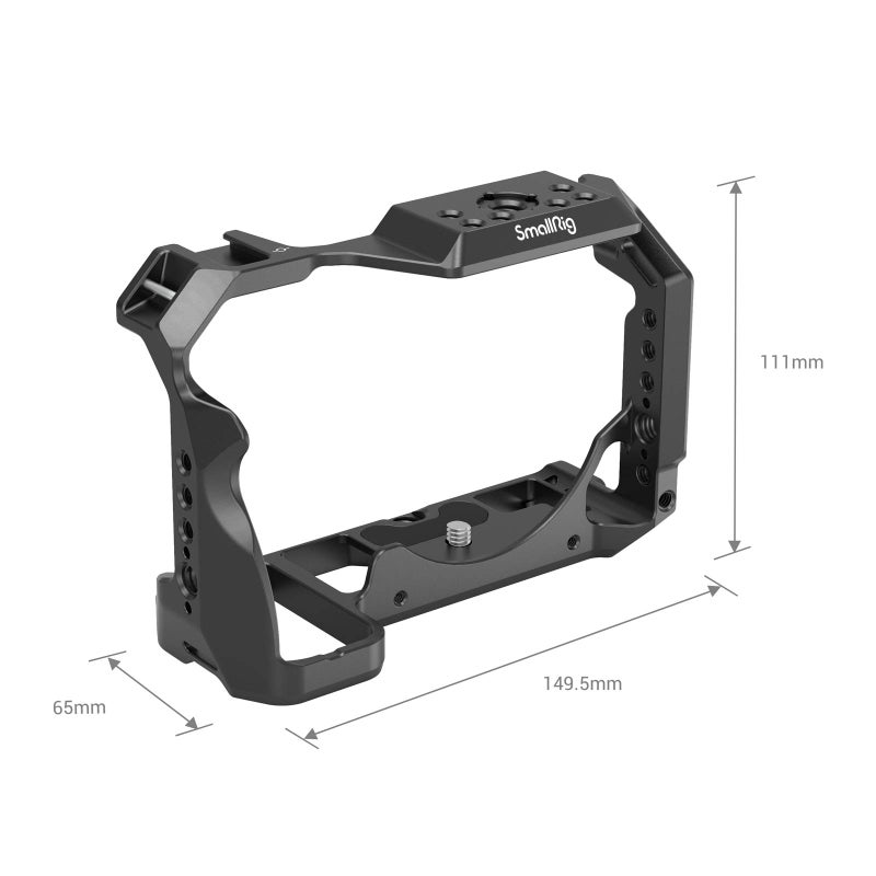 SmallRig Aluminum Alloy Cage for Nikon Z5 / Z6 / Z7 / Z6II / Z7II Camera with Built-in NATO Rail and Cold Shoe Mount for Microphone and Light 2926 - Image 2