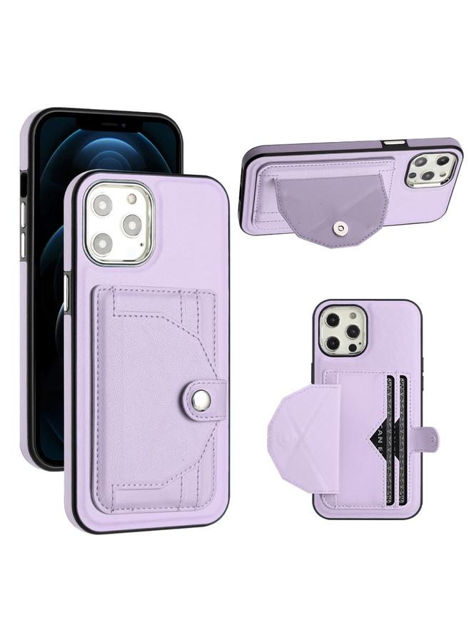 S-TOP Case For iPhone 12 Pro Max Shockproof Leather Phone Case with Card Holder - Image 1