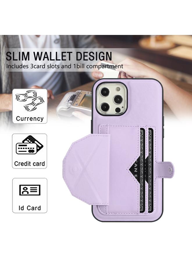 S-TOP Case For iPhone 12 Pro Max Shockproof Leather Phone Case with Card Holder - Image 4