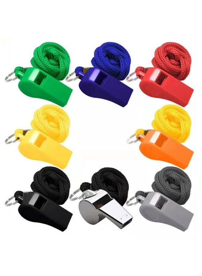 Plastic Whistle Outdoor Training Sports Referee Whistle Professional Neck Hanging Whistle High Quality ABS 8 packs - Image 4
