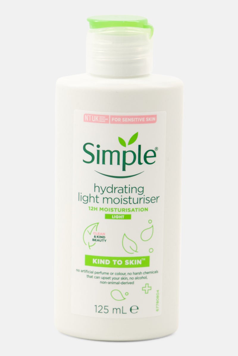 Unilever Simple Hydrating Light Daily Face Moisturizer, 125 ml - Image 1