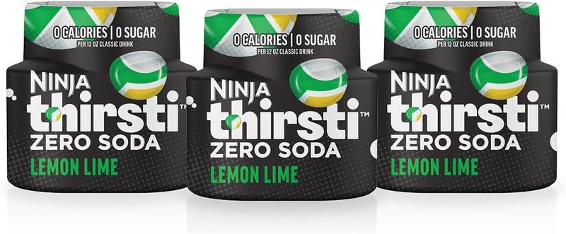 Ninja Thirsti Zero Soda Lemon Lime - Flavored Water Drops, 3 Pack, Zero Calories & Sugar, Makes 17 Drinks - Image 1