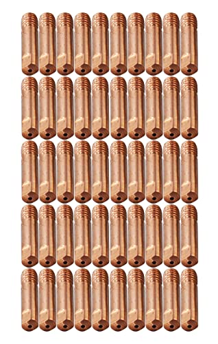 RIVERWELD MAG MIG Contact Tips .035" Φ0.9mm 140.0177 M6x25mm for 15AK MB15 Co2 Welding Torch Pack of 50 - Image 2