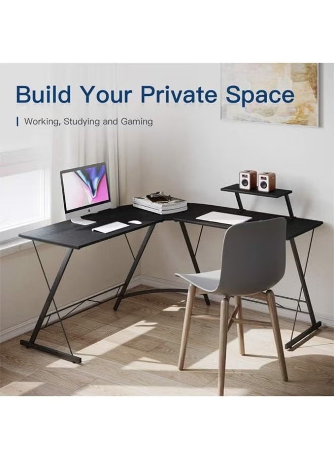 Cady One 2 in 1 Adjustable Gaming Chair with Cushion, Headrest, Desk and Computer Table L Shaped Easy to Assemble  - Image 5