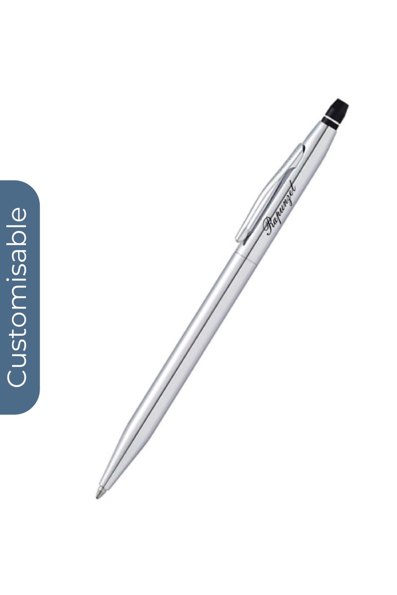 Cross Personalised Cross Click™ Chrome with Chrome Appointments Ballpoint Pen - Image 1
