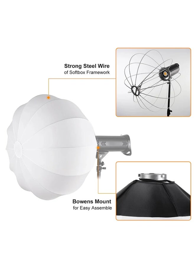 FX Studio 65cm Lantern Softbox with Bowens Mount ( PL Series) - QT-65 - Image 2