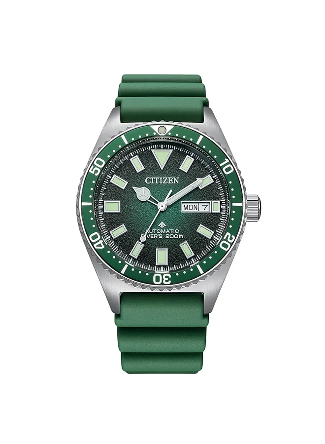CITIZEN Men's Polyurethane Automatic Watch NY0121-09X - 41 mm