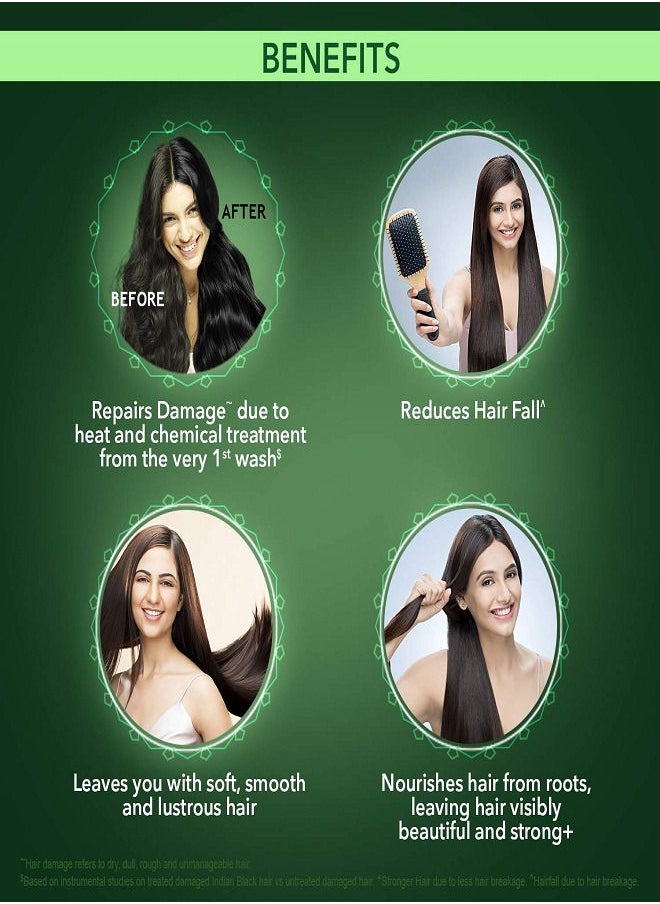 Kesh King Damage Repair Shampoo With Milk Protein And 21 Ayurvedic Herbs 340ml  - Image 4