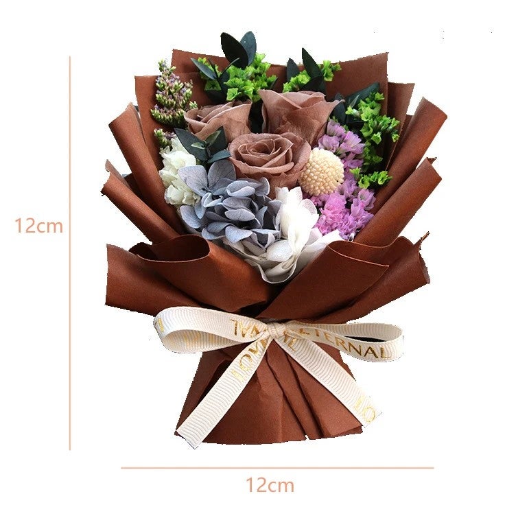 Bluejw Handmade Mini Bouquet Car Air Freshener - Dried Flower Vent Clip Perfume - Natural Dried Plants Fragrance Diffuser for Auto - Image 4