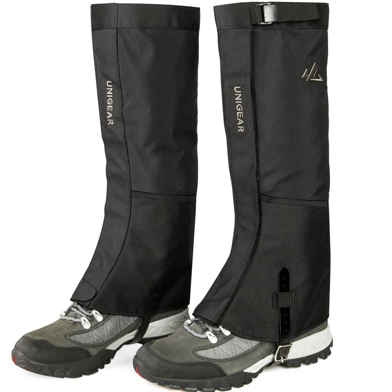 Unigear Snow Leg Gaiters, Waterproof Boot Gaiters for Hiking Walking Climbing Hunting Skiing 1000D Fabric (Small) - Image 1