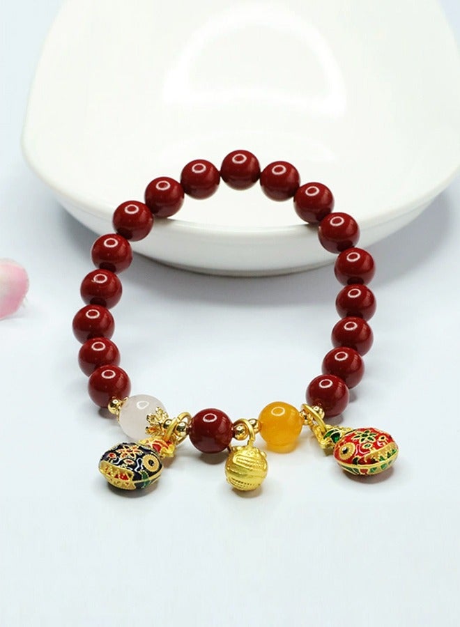 JiuAn Red bracelet, gold decoration, women's clothing gift  - Image 2