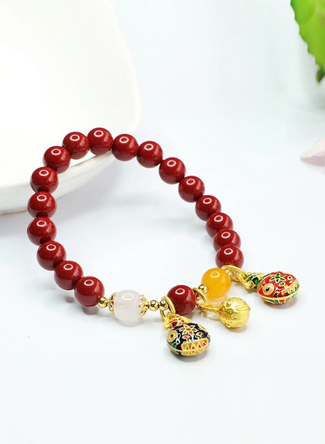 JiuAn Red bracelet, gold decoration, women's clothing gift  - Image 3