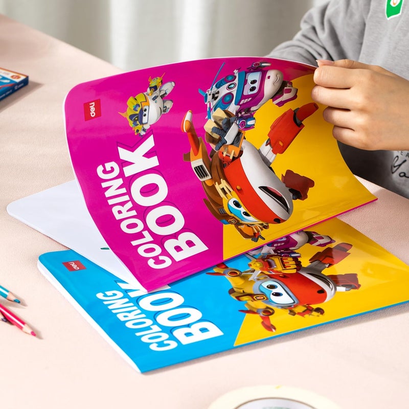 Deli EN028 Coloring Book with 12 Sheets for Kids - Image 4