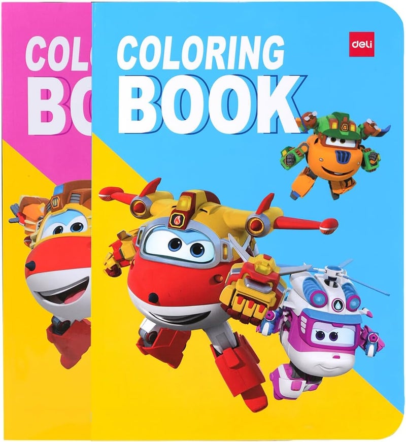 Deli EN028 Coloring Book with 12 Sheets for Kids - Image 1