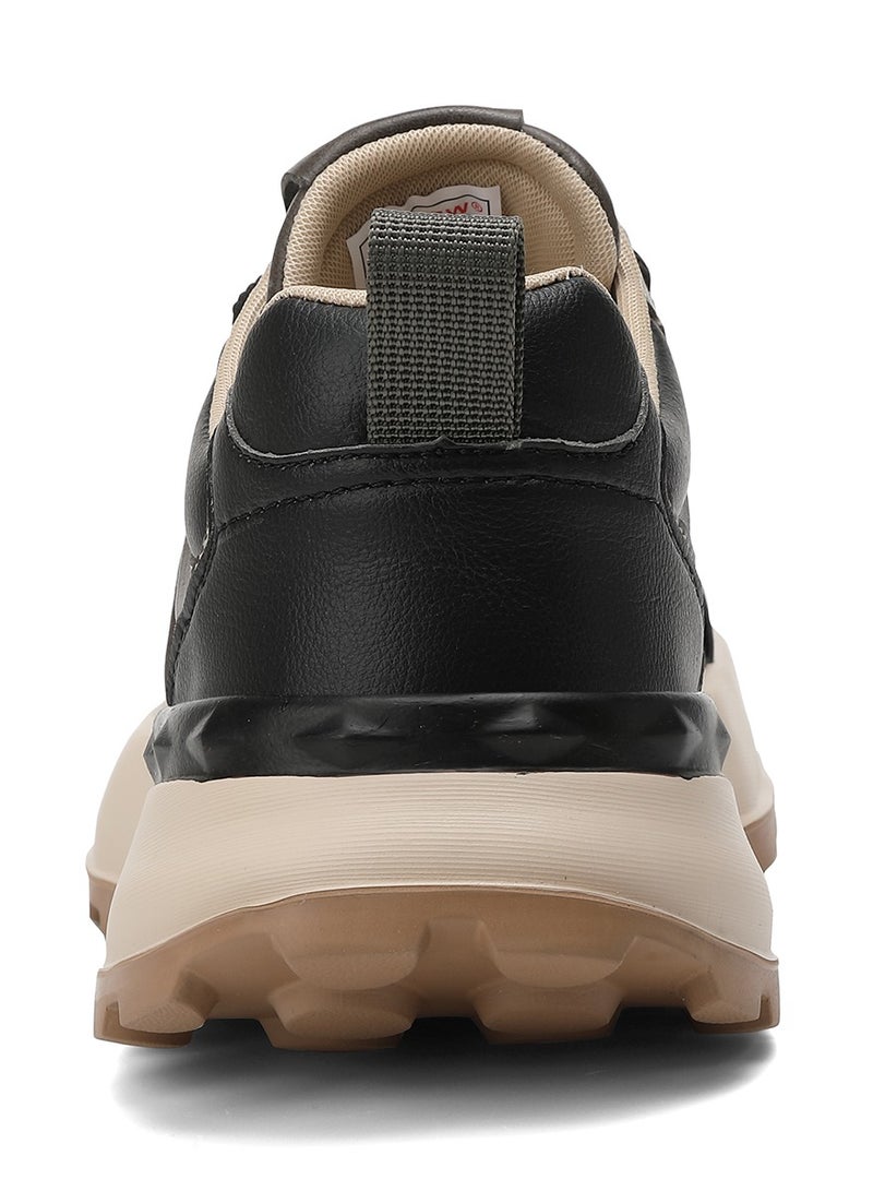 Sky View SKY VIEW Men Fashion Casual Shoes Mid Top Wide Hiking Sneakers Non-Slip Trekking Walking Shoes Running Shoes for Men with Arch Support  - Image 4