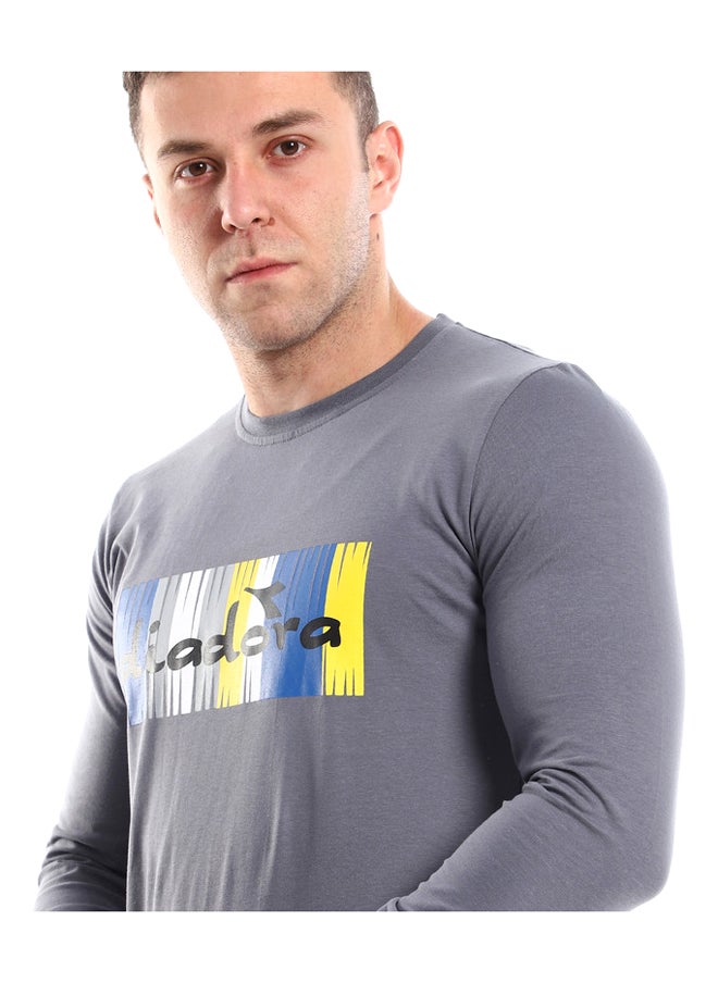 DIADORA - Men Cotton Printed T-Shirt - Image 1